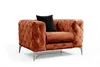 Hanah Home, Como- HLN1130, Orange, Bistrostühle, Rahmen: Produktbild-Vorschau 5