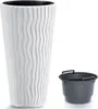 nabbi Plastový kvetináč DPSP300 29,7 cm - biela Náhľad obrázku produktu 2