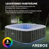 AREBOS Spa Whirlpool 2400 W | automatisch aufblasbar | In- Produktbild-Vorschau 4