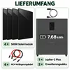 Balkonkraftwerk 2000Wp mit 7,68kWh Speicher, 4x500W Produktbild-Vorschau 9