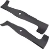 Set di lame 2x 54 cm per John Deere X130R X155R X166R X350R Anteprima dell’immagine prodotto 1