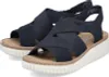 Rieker Damen Keil-Sandaletten Blau Voir les images du produit 30