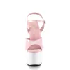 ADORE-709 Damen Sandale von Pleaser, Rosa Weiß , EU 39, US Produktbild-Vorschau 2