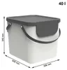 Rotho Mülltrennsystem 40L Albula - Mülleimer 40,0 x 35,8 x Produktbild-Vorschau 4