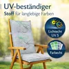 BURI 4x Auflagen Set Hochlehner für Gartenstühle 120x48x7cm Produktbild-Vorschau 5