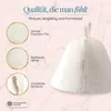 Sauna portatile Lowell in feltro, colore bianco, per uomo e Anteprima dell’immagine prodotto 3