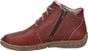 A side view of a red leather boot. Produktbild-Vorschau