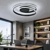 Inteligentna czarna lampa sufitowa LED 50 cm – z pilotem i Podgląd zdjęcia produktu 7