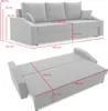 Couch HEWLET PLUS COLOR mit Schlaffunktion - Schlafcouch Produktbild-Vorschau 7