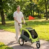 PawHut 2-in-1 Hundeanhänger für Fahrrad Hundebuggy für Produktbild-Vorschau 9