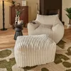 Taburet MUZI XL, 78 x 61 x 42 cm - béžová farba Náhľad obrázku produktu 2