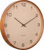 Karlsson - Wanduhr Acento - Braun - Ø40cm Produktbild-Vorschau 1