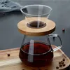Transparent Glass Coffee Dripper Kaffeefilterhalter Produktbild-Vorschau 2