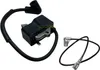 A black ignition coil with a wire and spark plug boot is shown against a white background. Náhled obrázku produktu
