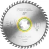 A close-up view of a circular saw blade with technical specifications and branding. Anteprima dell’immagine prodotto