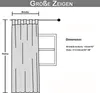 2er Set Outdoor Gardine Wasserdicht Halbtransparent, Balkon Produktbild-Vorschau 5