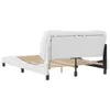 The Living Store Bettgestell mit LED Weiß 140x200 cm Produktbild-Vorschau 10