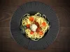 CreaTable, 21820, Vesuvio Black, tanier na cestoviny 4 ks, Náhľad obrázku produktu 4
