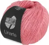 A ball of pink yarn with a black label. Produktbild-Vorschau