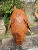 Gartenfigur Eule 3D 43cm Edelrost Gartendeko Rostfigur Produktbild-Vorschau 3