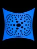 PSYWORK Schwarzlicht Segel Elasthan "Mandala Dots" Produktbild-Vorschau 2