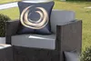 MuchoWow® Outdoor Kissen - Goldfarbene Spirale aus Produktbild-Vorschau 5