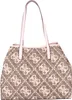 GUESS Damen Shopper Vikky Latte Logo/Pale Rose Produktbild-Vorschau 12