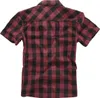 Brandit Kurzarmhemd Herren Roadstar schwarz/rot Basics 100% Produktbild-Vorschau 8