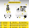 SucceBuy-Luftkompressor, 11 Gallonen, ultraleise, 1 PS, Produktbild-Vorschau 4