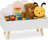 Cassapanca per bambini Relaxdays, motivo a nuvole, A x L x Anteprima dell’immagine prodotto 1