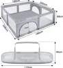 NAIZY Parc bébé Barrière de sécurité avec filet respirant Voir les images du produit 5