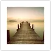 Poster - Poster ohne Rahmen - Brücke See - 30x30 cm - Wand Produktbild-Vorschau 1