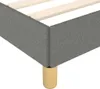 vidaXL Bettgestell ohne Matratze Dunkelgrau 90x190 cm Stoff Produktbild-Vorschau 6