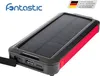 Fontastic Solar Power Bank 10.000mAh integriertes Ladekabel Produktbild-Vorschau 1