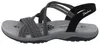 SKECHERS Damen Riemen Sandale schwarz Textil Stretch - Produktbild-Vorschau 2