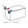 EXIDE Gel-Batterie ES1600 G140 140AH L=513 B=223 H=223 mm Produktbild-Vorschau 4