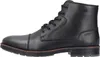 A side view of a black leather boot. Produktbild-Vorschau