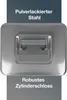 Geldkassette abschließbar (20 cm) Silber, 2 Schlüssel, Produktbild-Vorschau 4