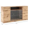 BEAUTYSOFA |Vitrine ELIO E4 160 cm, Sideboard mit 4 Türen Produktbild-Vorschau 4