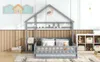 Sweiko 140 x 200cm Kinderbetten, Flachbetten, Hausbetten Produktbild-Vorschau 13