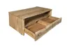 Couchtisch mit Ablage Akazie massiv 130 x 70 x 45 cm Produktbild-Vorschau 6