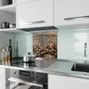 Küchenrückwand Spritzschutz Glas mit Motiv Kaffeebohnen Produktbild-Vorschau 2