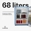 KlarsteinMinilodówka Audrey Evo, 68l, retro design, cicha, Podgląd zdjęcia produktu 2