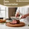 LS-LebenStil XL Fleischteller 30cm Rund Akazie Holz Produktbild-Vorschau 3
