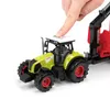 Toi-Toys - Traktor mit Anhänger mit Holztransporter Produktbild-Vorschau 2