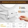LED Kosmetikspiegel doppelseitig mit 20-facher Vergrößerung Produktbild-Vorschau 5