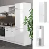 Armoire pour frigo Vicco R-Line Blanc Haute brillance 60cm, Voir les images du produit 2