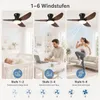 Cichy wentylator sufitowy z oświetleniem, średnica 100 cm, Podgląd zdjęcia produktu 4