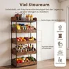 COSTWAY 5-laags opbergrek met 4 uitschuifbare lades, Productafbeelding-voorbeeld 4