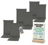 Pillows24 - 6x Hochlehner Auflagen 120x50x8 cm | Bequeme & Produktbild-Vorschau 1